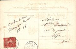 CPA Fantaisie Hirondelles 