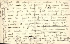 Vintage Postcard Fantaisie Woman the hours of the kiss Shows