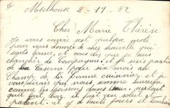 Postal Fantasia los 5 deseos del corazón Soldado Militaria