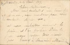 Vintage Postcard Fantasy the language of the ribbons Woman