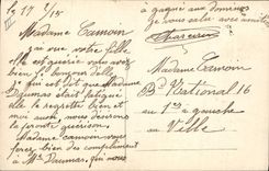 Vintage Postcard Fantasy the language of the daisy