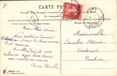 Vintage Postcard Fantasy the language of