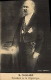 Vintage Postcard Poincare President of the Republic