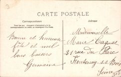 Vintage Postcard Fantasy Woman Range Marie