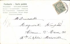 CPA Fantaisie Oiseaux Eventail 