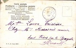 CPA Fantaisie Enfants Lettres Lettre B