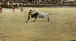 CPA Corrida Course de Taureaux Banderillas