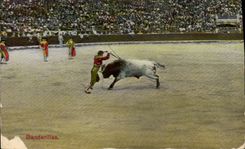 CPA Corrida Course de Taureaux Banderillas