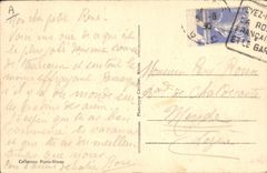 Postal Corrida Curso de Toros Arenas de Nimes Corrida el Paseo