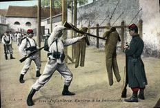 CPA Militaria Infanterie Escrime a la baionnette 