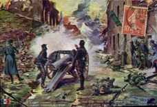 CPA Militaria Comment les allemands furent chasses de l'Aisne 