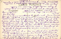 CPA Folklore Morbihan Jeune fille de Baud en costume de travail 