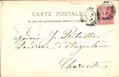 Vintage Postcard Folklore Young girl of Elliant close Quimper