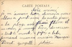 CPA Folklore Fillette de Quimperle 