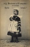 CPA Folklore Bretonne et Francaise Enfant 