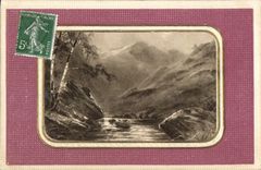 CPA Fantaisie Paysage 