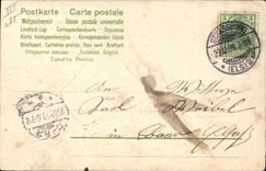 Vintage Postcard Fantasy Flowers Angels Bells