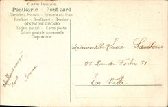 CPA Fantaisie Fleurs Trefles 