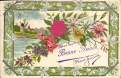 CPA Fantaisie Fleurs 