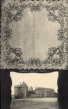 CPA Folklore Dentelle Dentelliere Mouchoir Chateau et palais de justice Alencon 