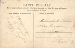 Postal Folclore Encaje Interior de Dentelliere al País Normando