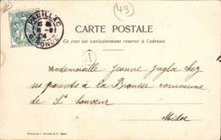 CPA Folklore Dentelle Dentelliere Le Puy 