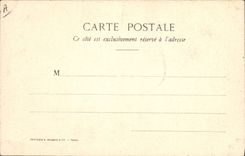 Postal Folclore Encaje Dentelliere Chantillí