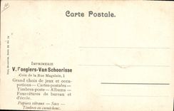 Postal Folclore Encaje Dentelliere