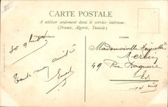 CPA Fantaisie Le langage des fleurs