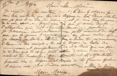 CPA Fantaisie Le langage des Fleurs