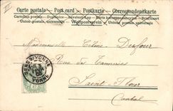 CPA Fantaisie Le langage des Fleurs