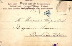 CPA Fantaisie Le langage des Fleurs