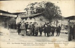 CPA Monsieur Briand Ministre de la Defense Nationale 