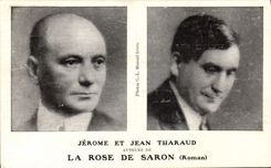 CPA Jerome et Jean Tharaud La rose de Saron 