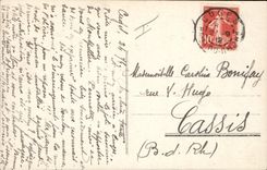 CPA Fantaisie Eventail Fleurs 