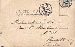 Vintage Postcard Fantasy Range Woman the champagne