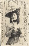 Vintage Postcard Fantasy Range Woman Cecile Sorel