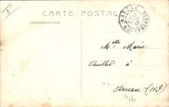 Vintage Postcard Fantasy Woman Letters Letter D