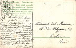 CPA Fantaisie Femme Lettres Lettre E Ange
