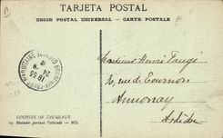 CPA Corrida Course de taureaux Matador entrando a matar