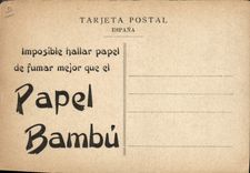 CPA Corrida Course de taureaux Papel Bambu