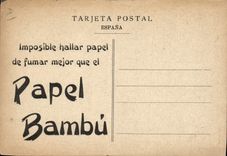 CPA Corrida Course de taureaux Papel Bambu