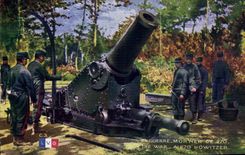 CPA Militaria Mortier de 270 