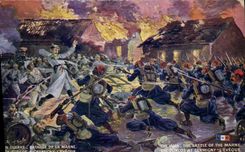 CPA Militaria Bataille de la Marne Les Turcos a Germigny L'Eveque 