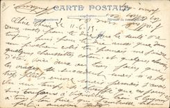 CPA Militaria Une bonne partie Jeu de cartes 