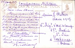 CPA Militaria Artillerie de campagne 