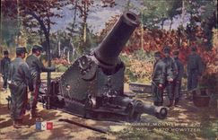 CPA Militaria Mortier de 270 