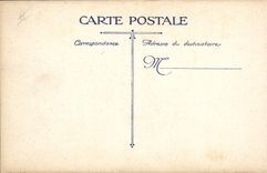 CPA Militaria L'abus du drapeau blanc 