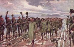 CPA Militaria Le Roi d'Angleterre au front 