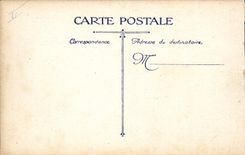 Postal Militaria el Rey de Inglaterra al frente